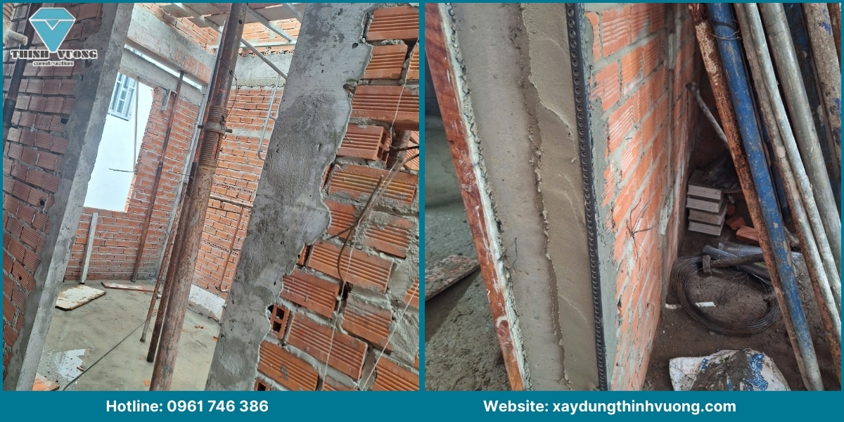 Cam kết về tiến độ và chất lượng thi công phần thô nhà phố tại Hóc Môn của Thịnh Vượng