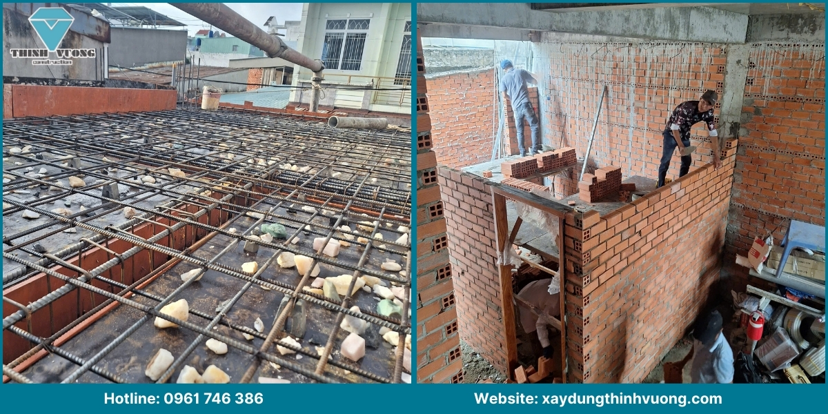 Bảng giá thi công phần thô nhà phố tại Hóc Môn của Thịnh Vượng
