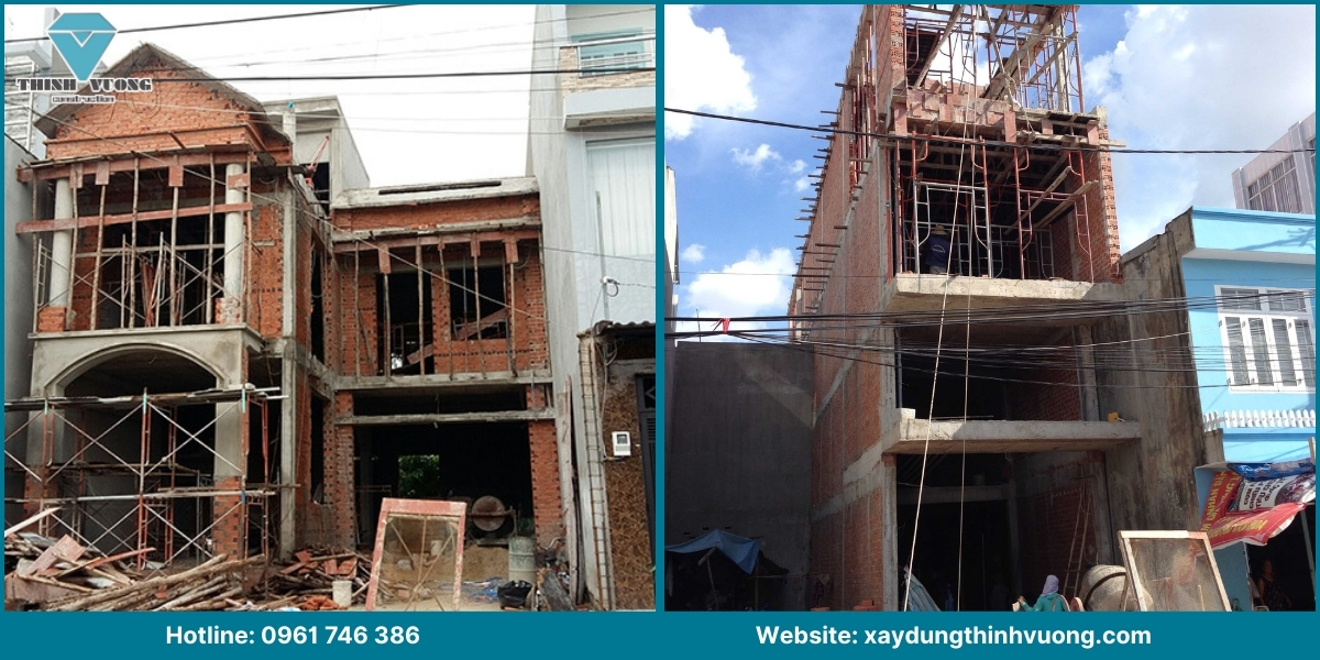 Lưu ý quan trọng trong quá trình thi công phần thô tại Bình Chánh