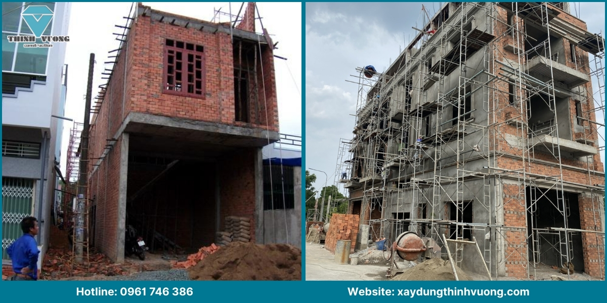 Yếu tố ảnh hưởng đến giá thi công phần thô nhà phố tại Bình Chánh