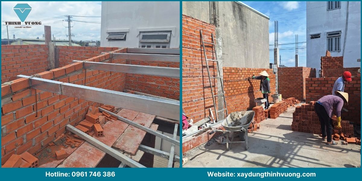  Báo giá thi công phần thô nhà phố tại Bình Chánh của Thịnh Vượng