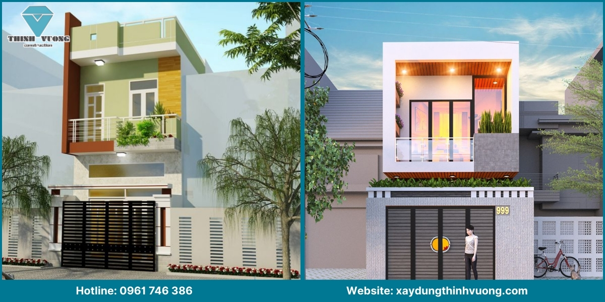 Các mẫu nhà phố đẹp và phổ biến tại Bình Dương